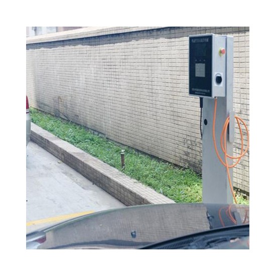 商业运营落地式和壁挂式双口交流电动汽车充电桩